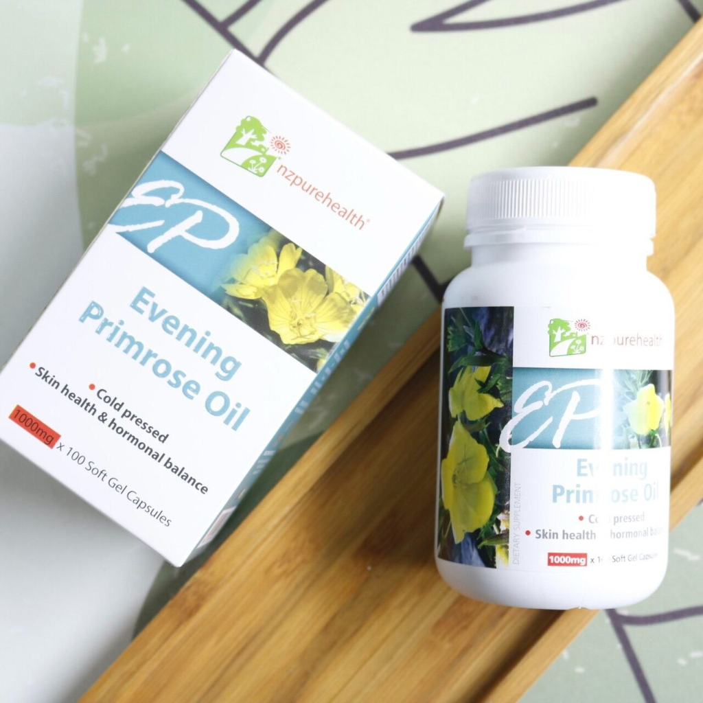 Viên uống tinh dầu hoa anh thảo Evening Primrose Oil Nzpurehealth 100 viên