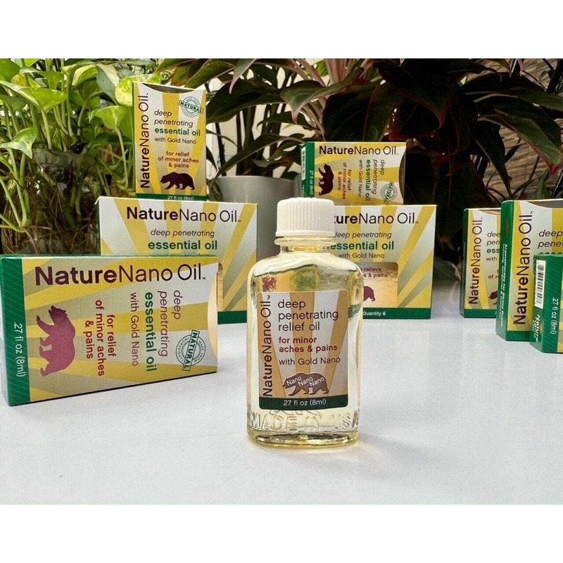 Dầu gió con gấu NATURE NANO OIL 8ml