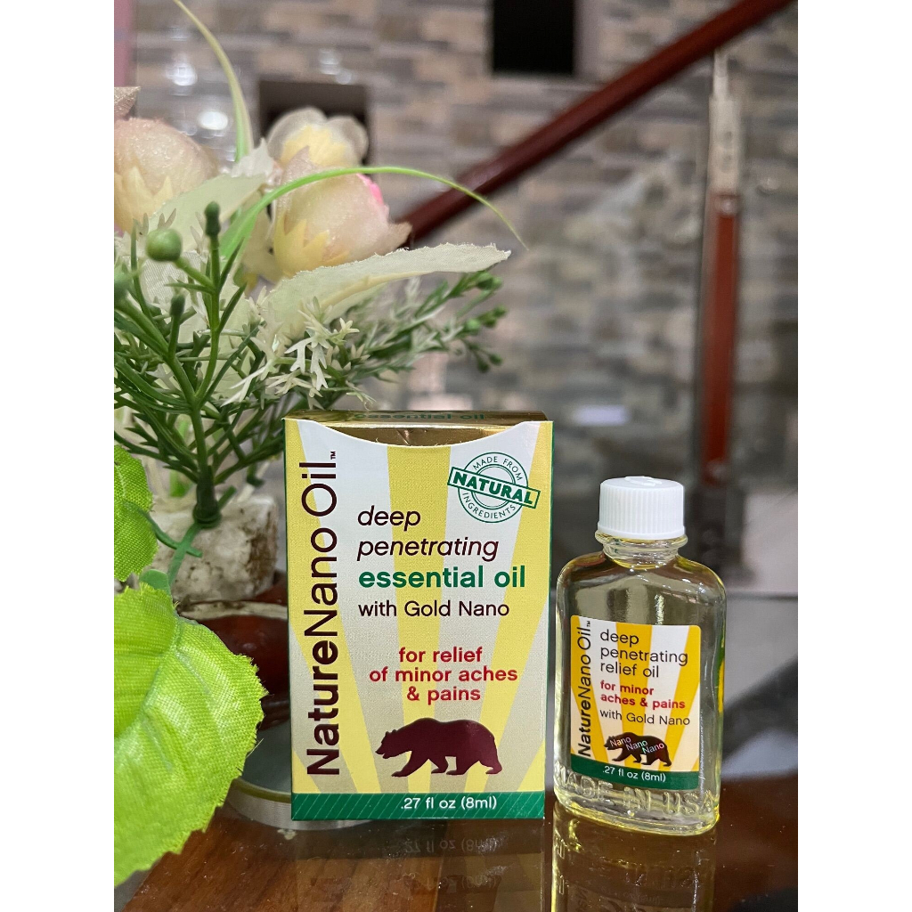 Dầu gió con gấu NATURE NANO OIL 8ml