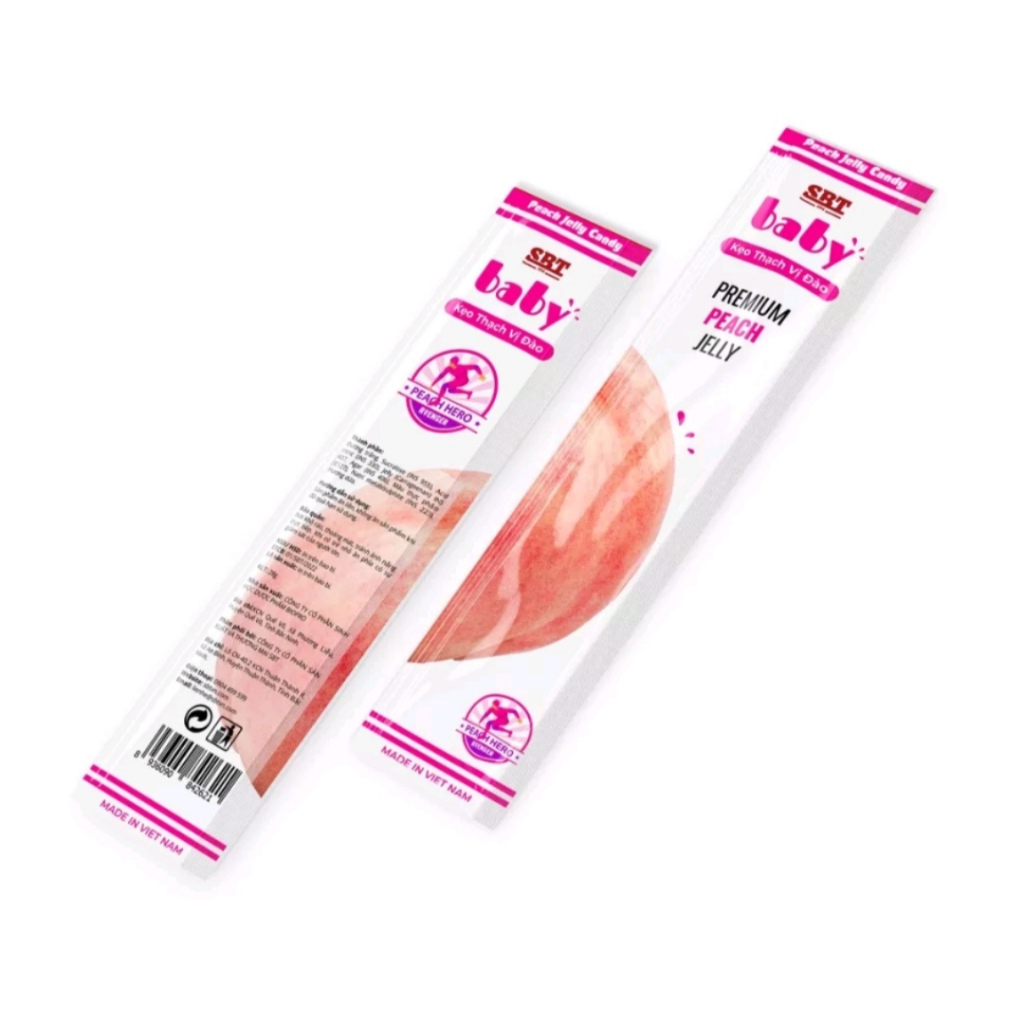Gói 12 cây kẹo thạch zai Baby đủ vị ăn vặt