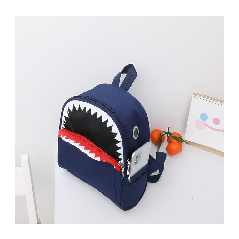 Balo đi học đi chơi hình cá mập cá tính cho bé trai bé gái