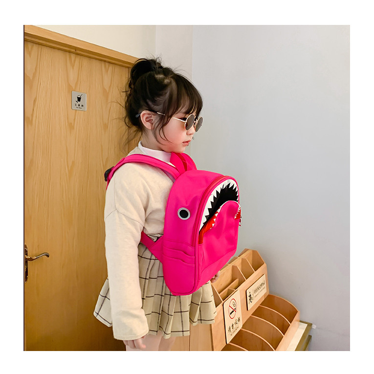 Balo đi học đi chơi hình cá mập cá tính cho bé trai bé gái