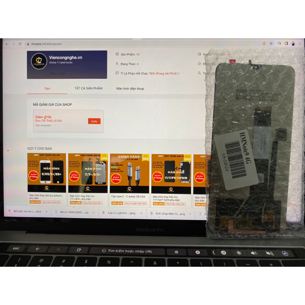 Màn hình xiaomi Note7 8 9 10 Redmi 7 8 9/9A/9C 10 9T POCO M2/M3