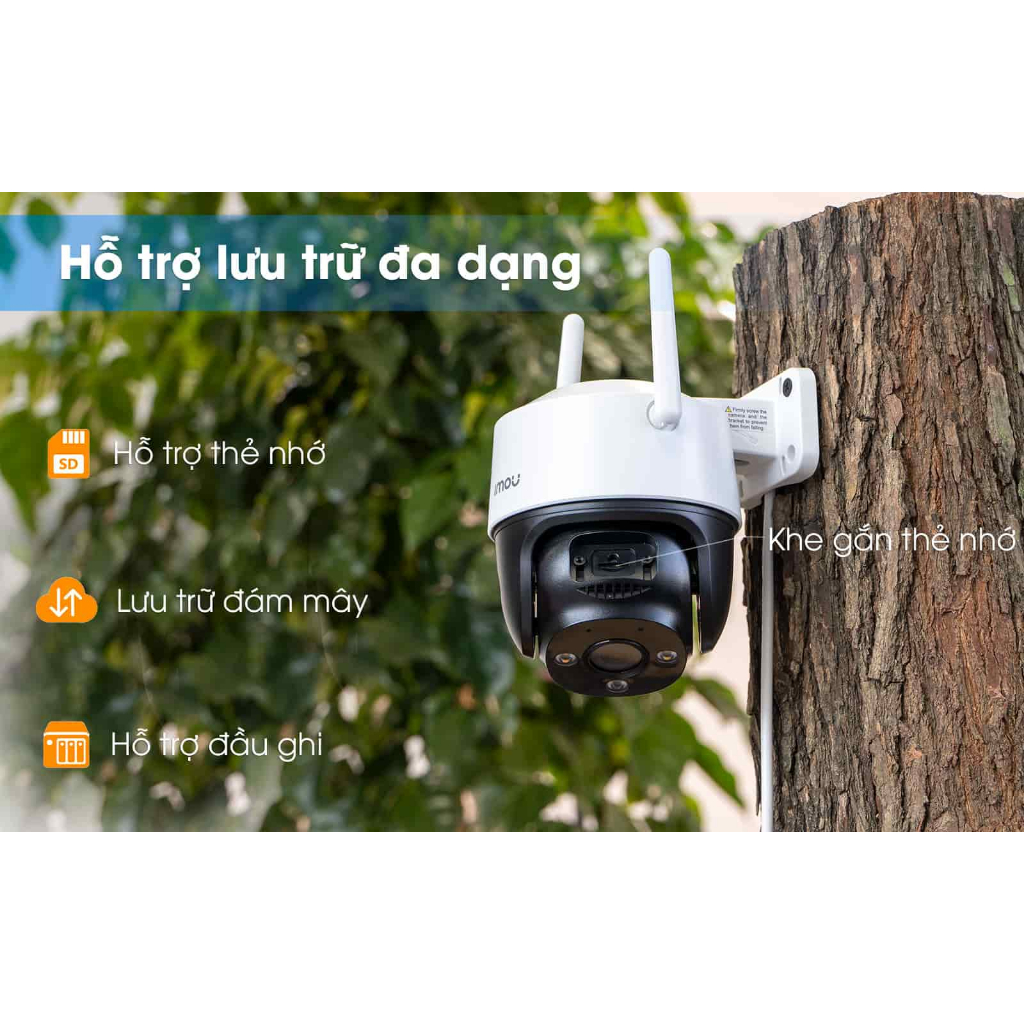 Camera WIFI Ngoài Trời IMOU S21FP, S41FP Có Màu Ban Đêm, Xoay 360 Độ - HKT STORE
