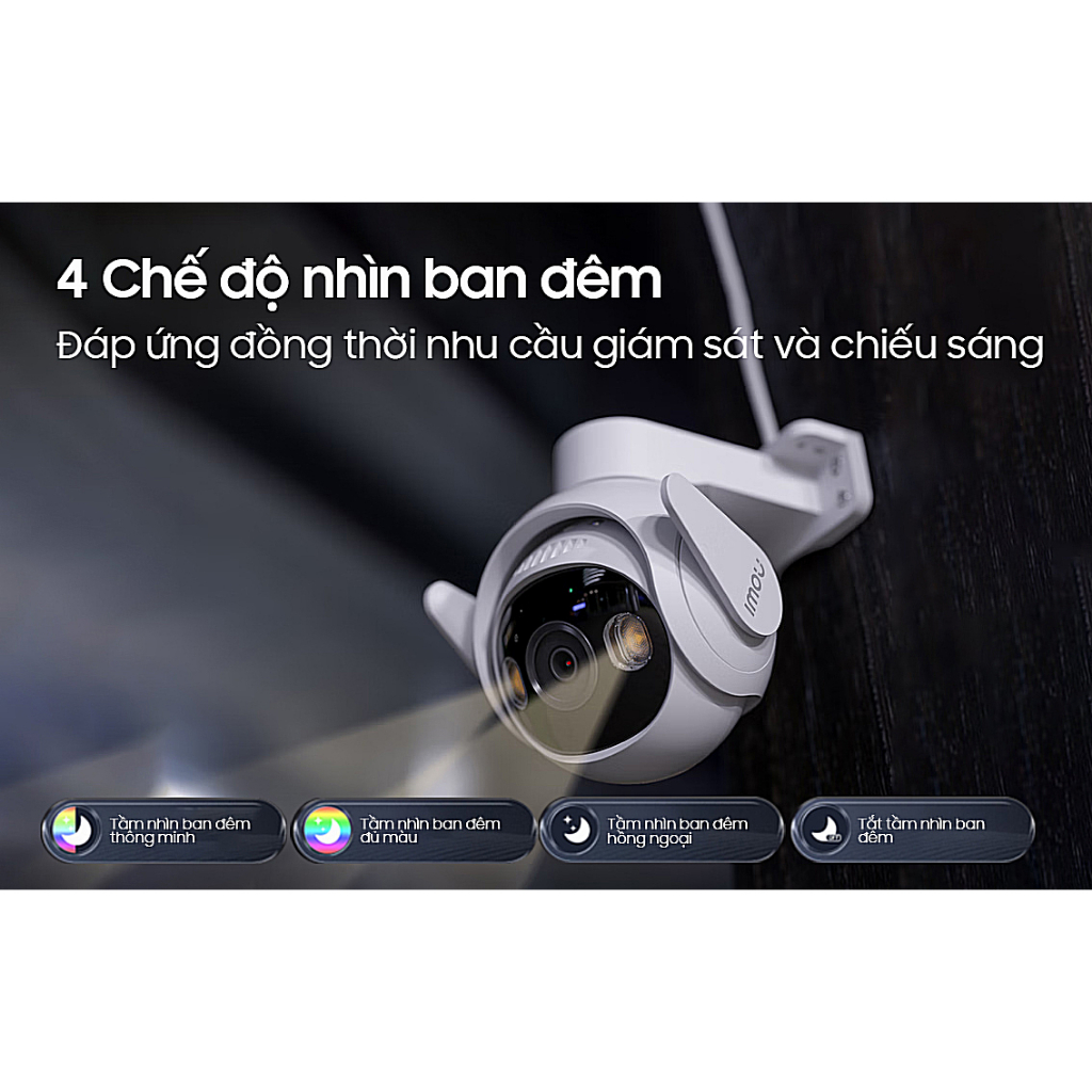 Camera IP Wifi IMOU Cruiser GS7EP 3MP và 5MP có màu ban đêm, đàm thoại 2 chiều - HKT STORE