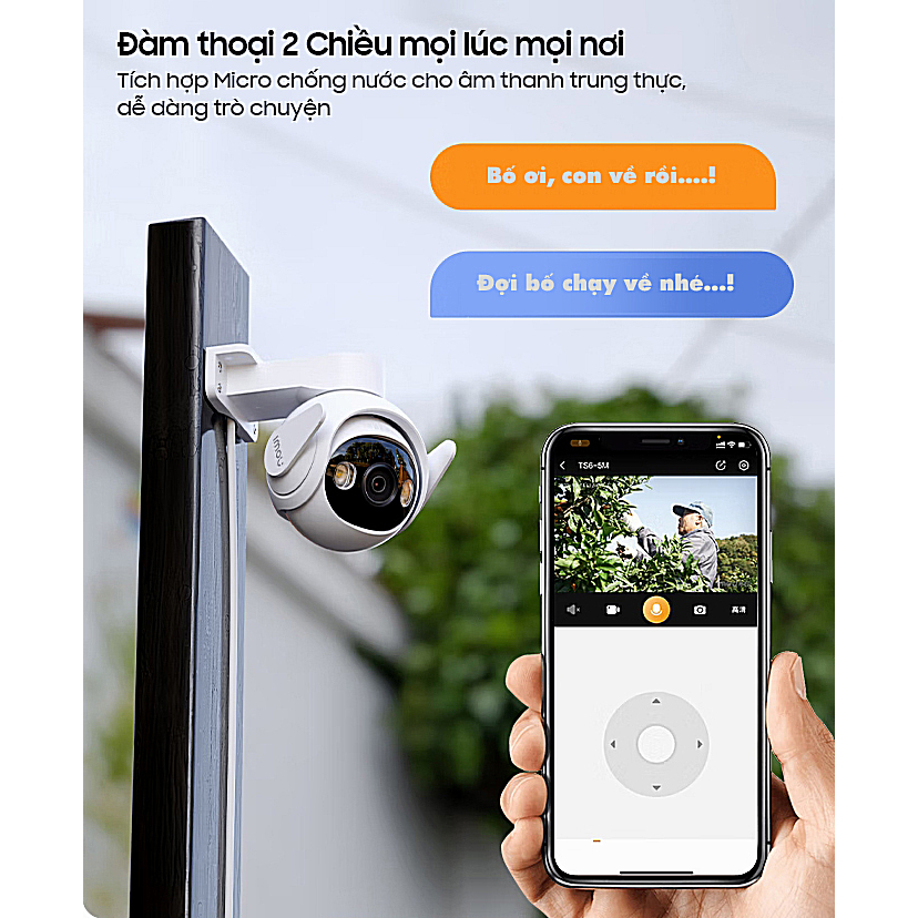 Camera IP Wifi IMOU Cruiser GS7EP 3MP và 5MP có màu ban đêm, đàm thoại 2 chiều - HKT STORE