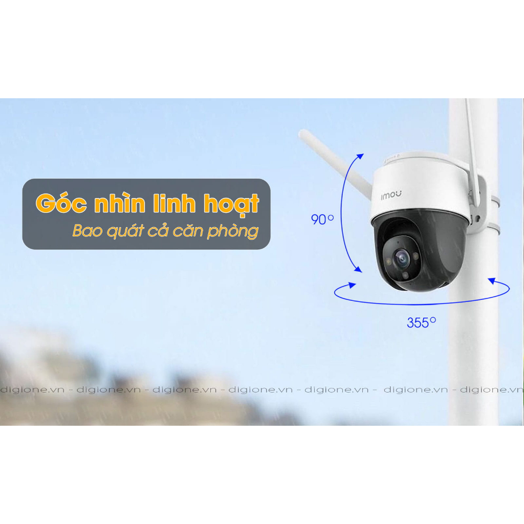 Camera Wifi Ngoài Trời IMOU S22FP, S42FP Màu Ban Đêm, Còi Báo Động - HKT STORE