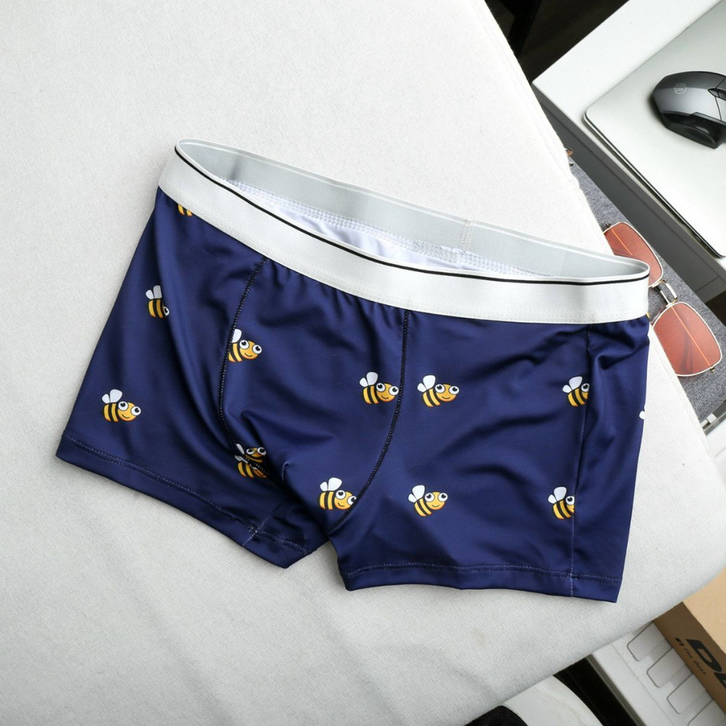 Bộ 3 quần lót nam đùi boxer chất thun lạnh thể thao, thoáng mát chính hãng SPMQLBX05 Pigofashion