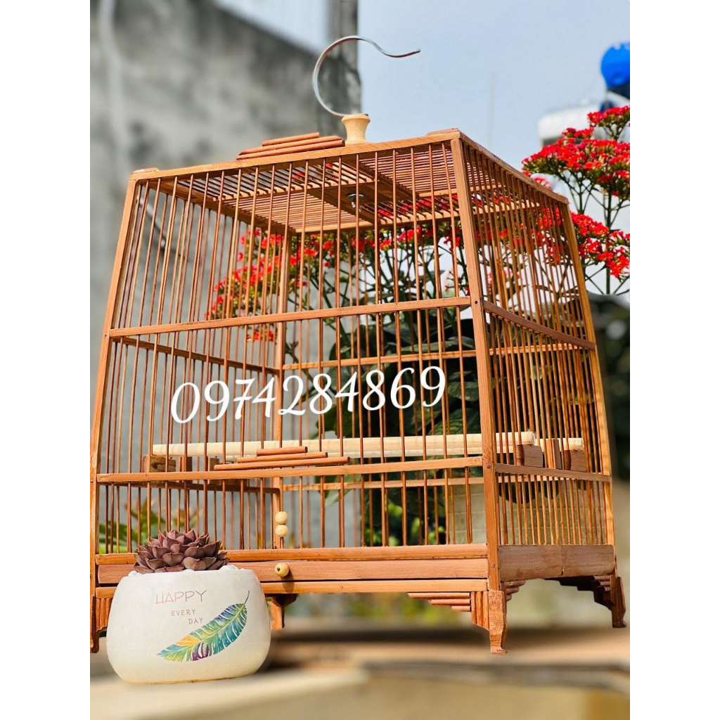 KHUNG LỒNG CHIM TRÚC CHÀO MÀO THÁI ĐẤU, VUÔNG ĐẤU ĐẸP CHẮC CHẮN GIÁ RẺ TỰ RÁP SIÊU DỄ tặng kèm dầu bóng