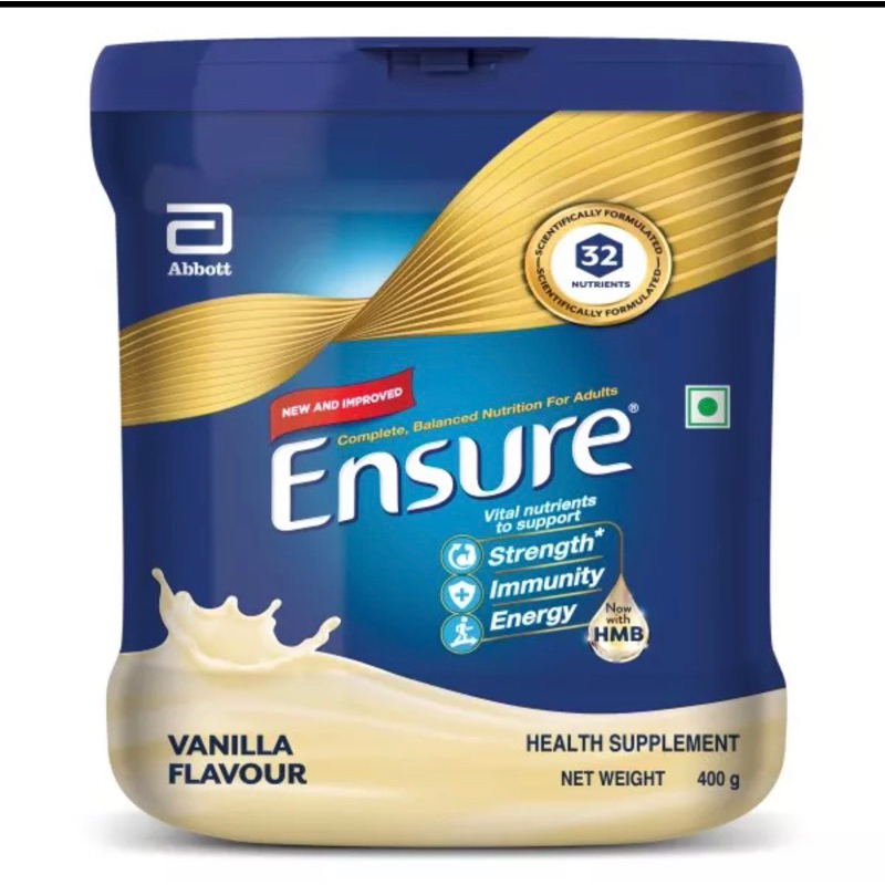 Sữa Ensure Mỹ cân bằng dinh dưỡng cho người lớn, bổ sung năng lượng- 400g (Vanilla)