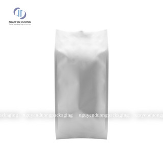 (1kg) Túi 4 cạnh Bạc đựng bột Cafe bột Cacao và các loại bột khác - Phải hàn miệng túi