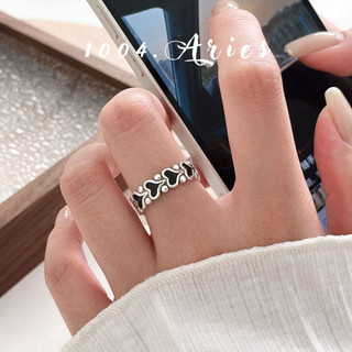 Nhẫn nữ tim đen cá tính - 1004.ARIES