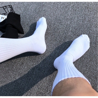 Tất vớ cổ cao dành cho nam nữ phong cách Hàn Quốc trẻ trung mạnh mẽ hàng cotton dày dặn cam kết hàng loại 1