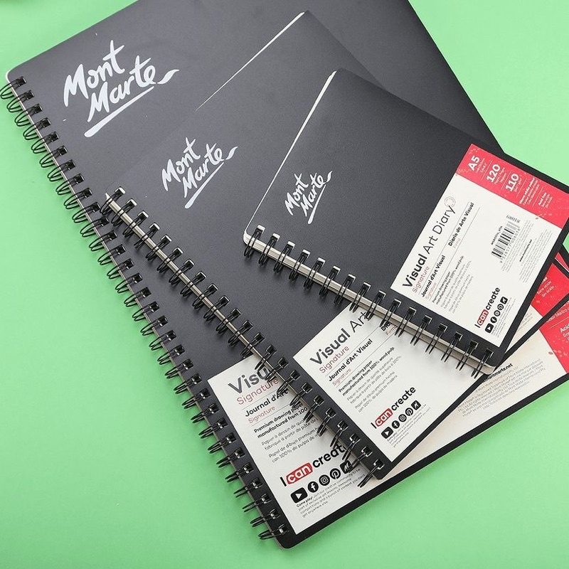 [DA ĐEN - QUẬN 3] Sổ SketchBook Mont Marte Visual 120tr