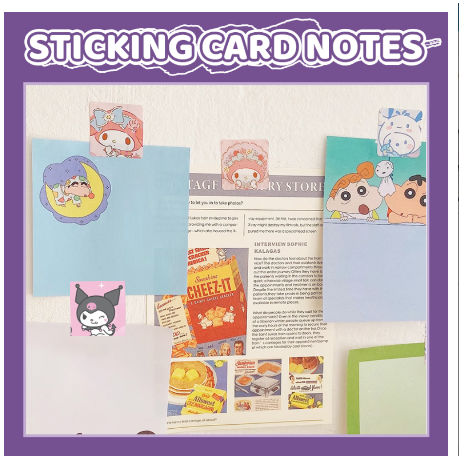💜Sanrio Cuộn 200 Hình Dán Sanrio Dễ Thương