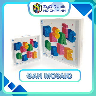Rubik gan mosaic 6x6, 10x10 stickerless - đồ chơi xếp hình phát triển trí tuệ - zyo rubik hồ chí minh