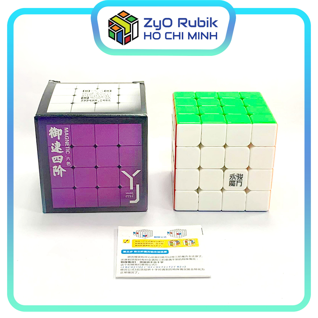 Rubik YJ 4x4 YuSu V2M Có Nam Châm Stickerless - Đồ Chơi Phát Triển Trí Tuệ - Zyo Rubik Hồ Chí Minh