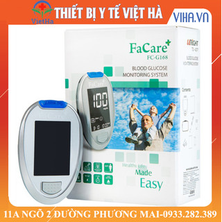 Máy thử tiểu đường tặng 25 que thử + 25 kim lấy máu facare fc-g168 hàng nhập khẩu bh trọn đời