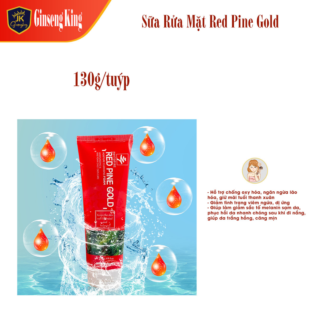 SỬA RỬA MẶT TINH DẦU THÔNG ĐỎ