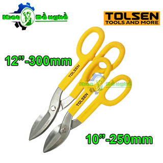 Kéo cắt tôn 10 inch và 12 inch tolsen 30036-30037-kéo cắt tôn sắt bằng tay - kiot đồ nghề
