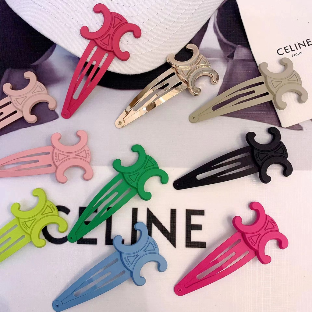 ⚡Kẹp Tóc Màu Sắc Kẹo Ngọt Phong Cách Hàn Quốc Đơn Giản Xinh Xắn Dành Cho Nữ