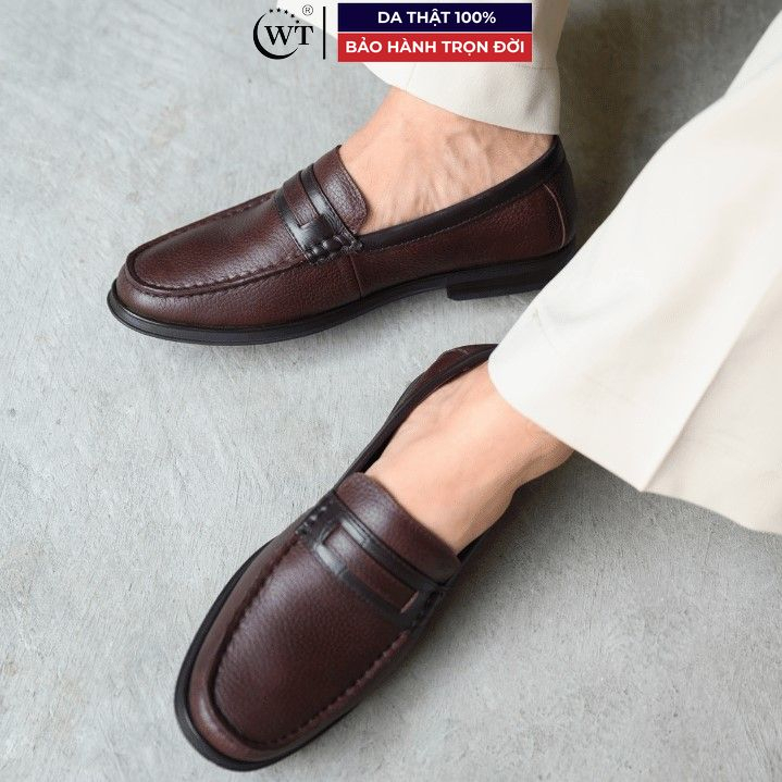 GIÀY DA NAM LOUIS - Da bò thật cao cấp WT Leather