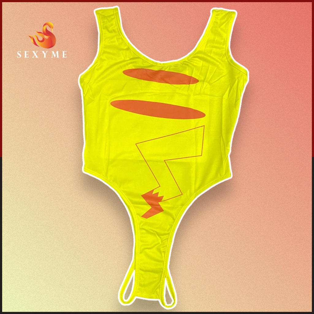 - Đồ ngủ bodysuit sexy cosplay Pikachu