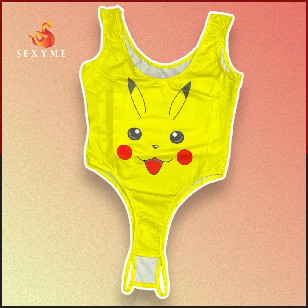 - Đồ ngủ bodysuit sexy cosplay Pikachu