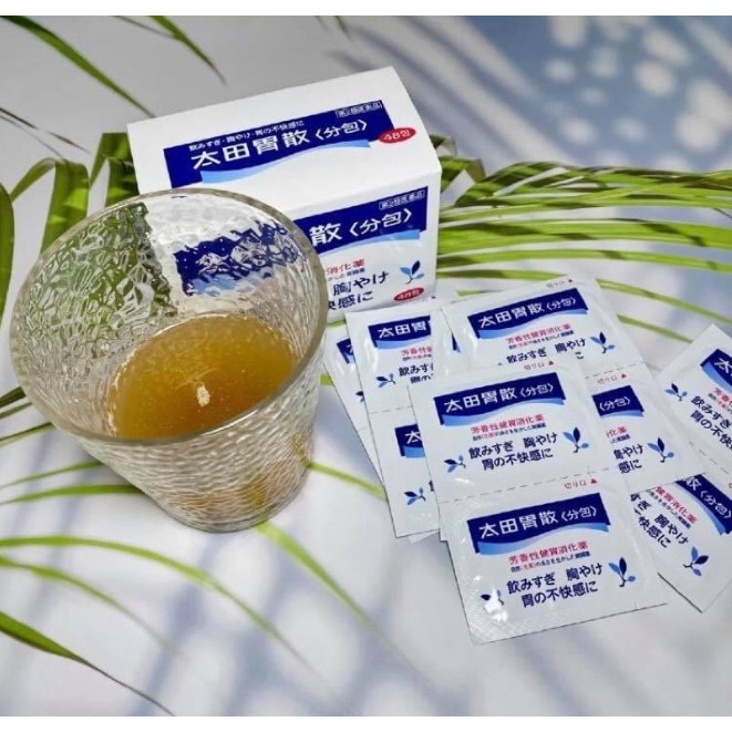 Bột và viên uống hỗ trợ giảm đau dạ dày tá tràng Ohta's Isan Nhật bản 48 gói, 300 0viên