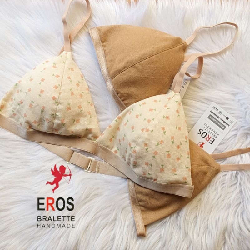 Combo 2 áo lót bralette vải linen có nhiều màu