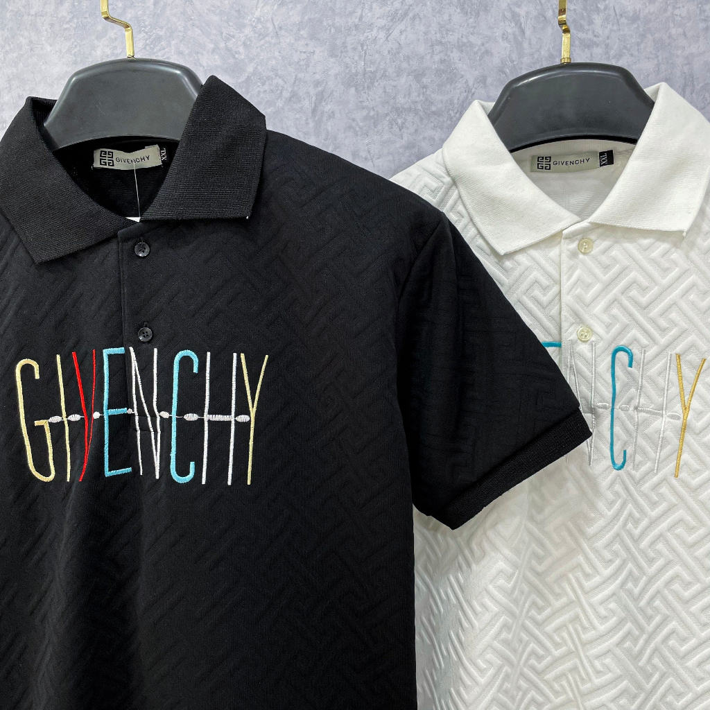 Áo thun nam cổ bẻ chất cotton dập nổi mềm mịn co dãn ⚡The Lizard⚡