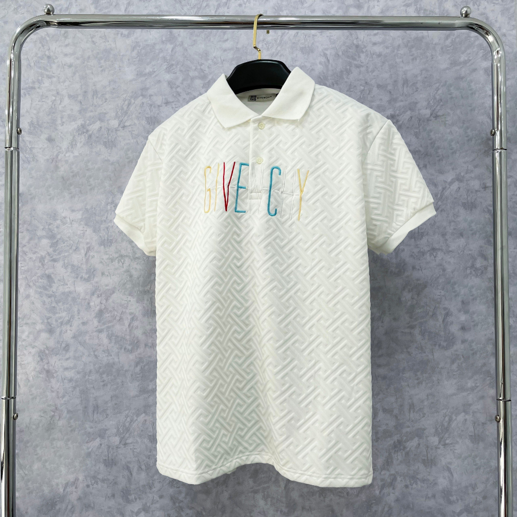 Áo thun nam cổ bẻ chất cotton dập nổi mềm mịn co dãn ⚡The Lizard⚡