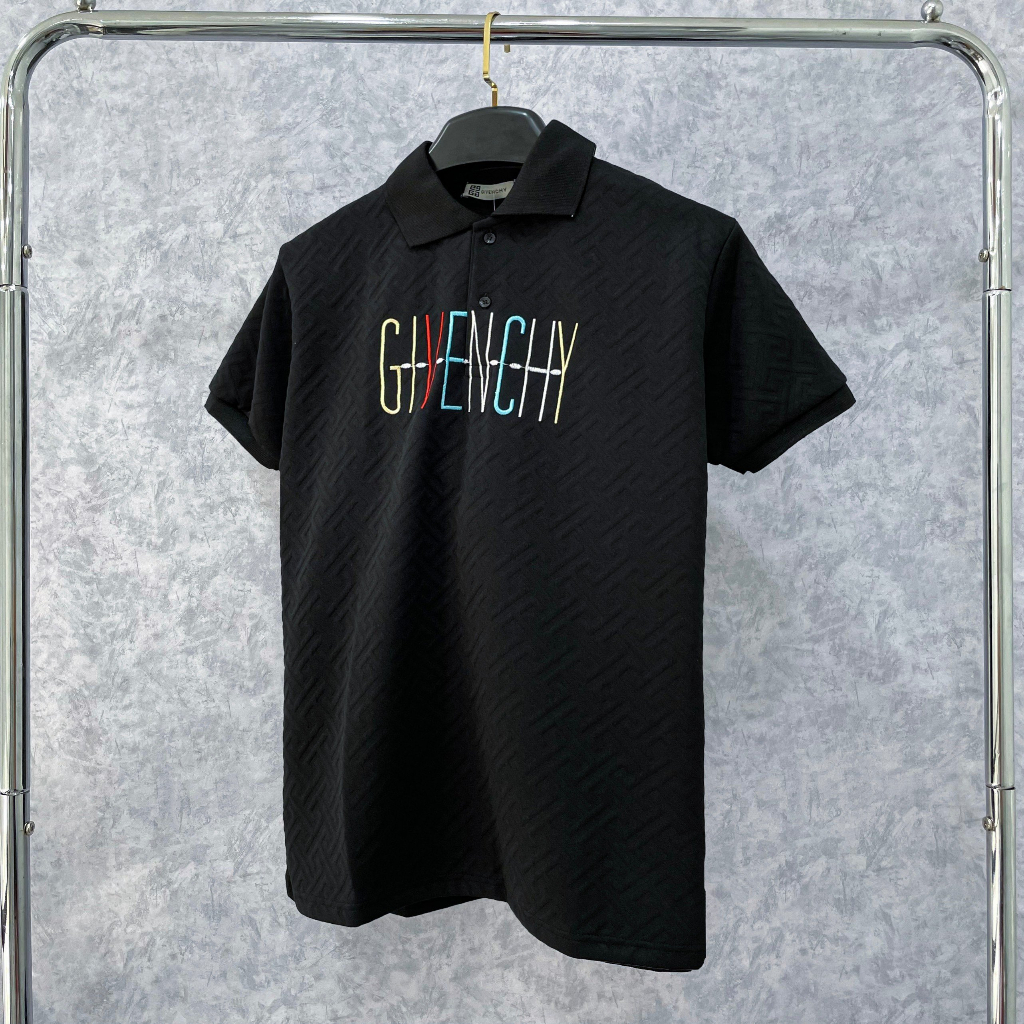 Áo thun nam cổ bẻ chất cotton dập nổi mềm mịn co dãn ⚡The Lizard⚡