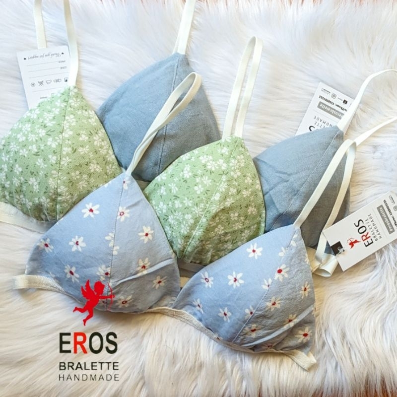 Combo 2 áo lót bralette vải linen có nhiều màu