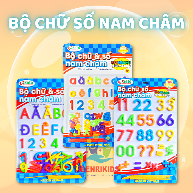 Bộ Chữ Số Nam Châm ANTONA