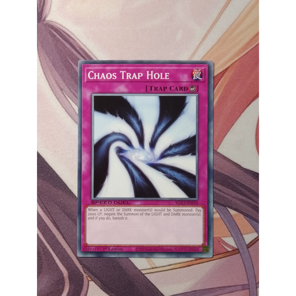 Thẻ Bài Yugioh: Chaos Trap Hole SGX3-ENI35