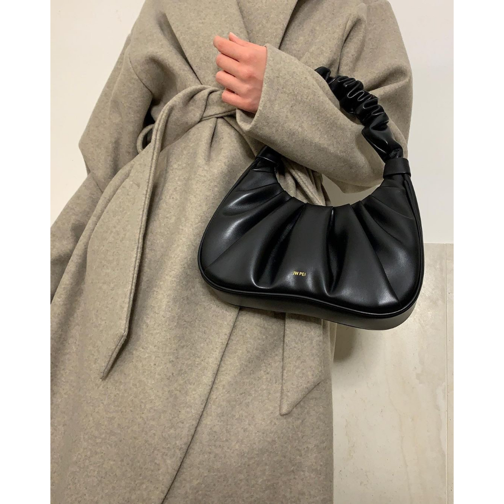 Túi Kẹp Nách JW PEI Gabbi Ruched Hobo Handbag Bản Vip Size 25 Full Box