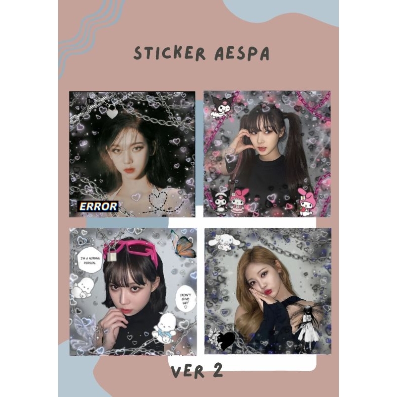 STICKER NIÊM PHONG AESPA