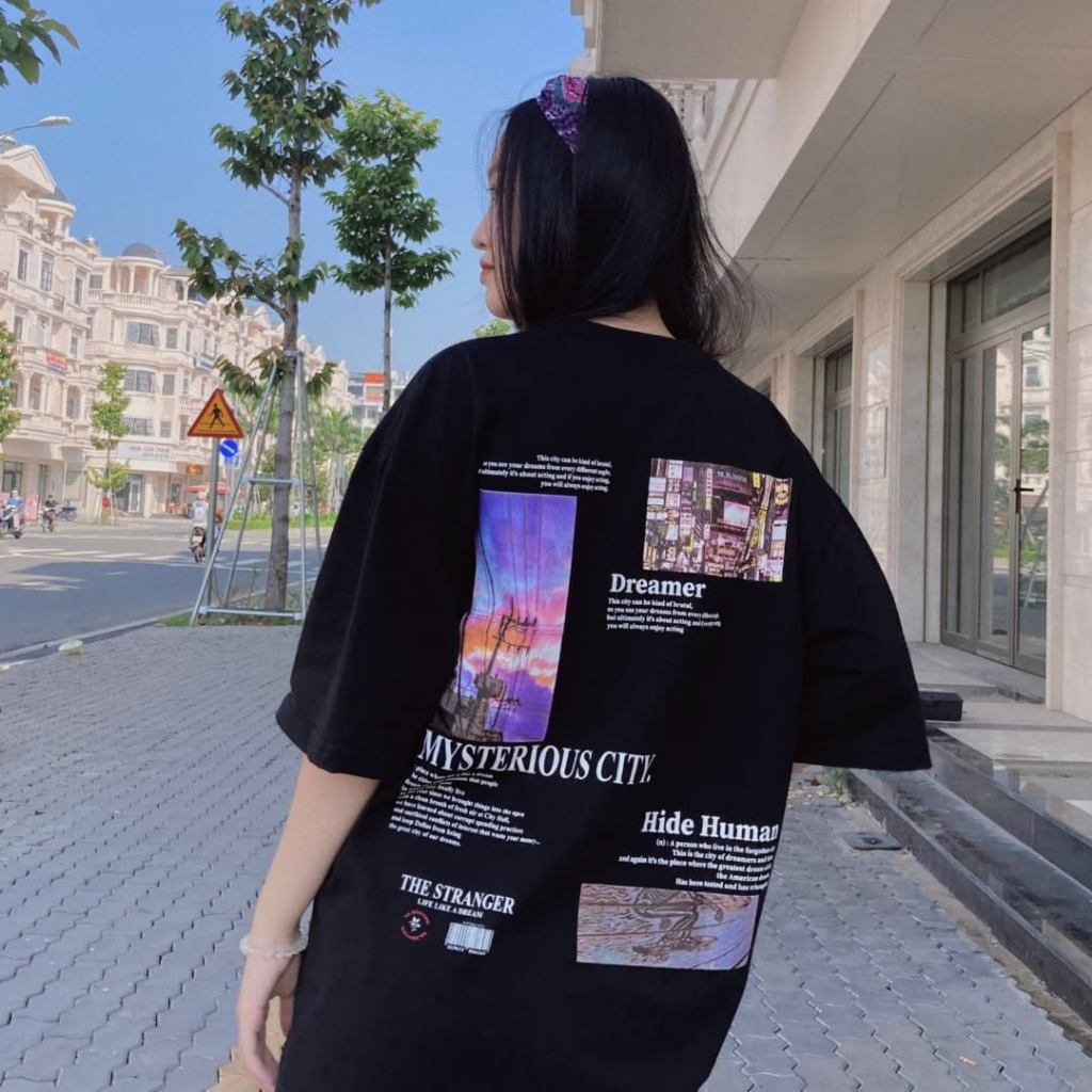 Áo Thun Unisex 98.Blossom MYSTERIOUS CITY TEE 100% Cotton - Streetwear Local Brand