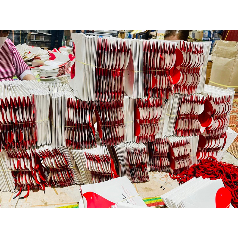 Combo 5 Túi trái tim 18x18x5cm