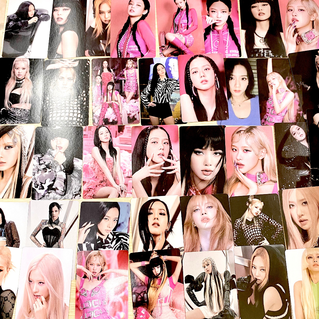 Hộp 55 tấm thẻ sưu tầm lomo card nhóm nhạc Blackpink bo góc
