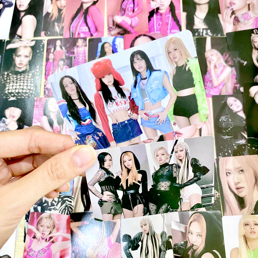 Hộp 55 tấm thẻ sưu tầm lomo card nhóm nhạc Blackpink bo góc