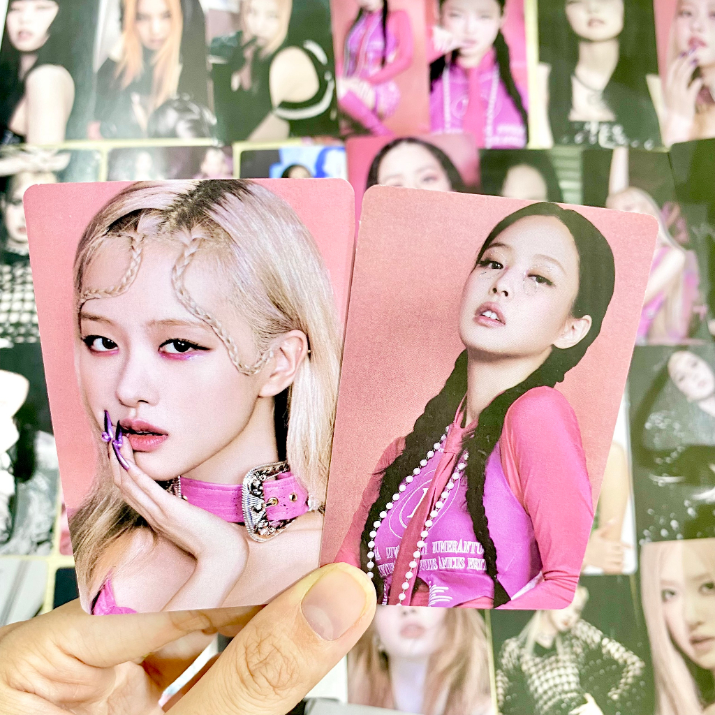 Hộp 55 tấm thẻ sưu tầm lomo card nhóm nhạc Blackpink bo góc
