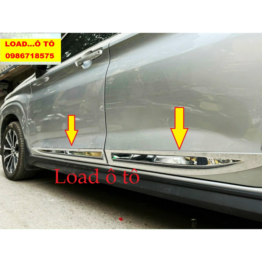 Ốp Nẹp Sườn Xe Toyota Veloz Và AVANZA 2023-22 Cao Cấp, Mẫu Nhựa ABS Đẹp Xuất Sắc