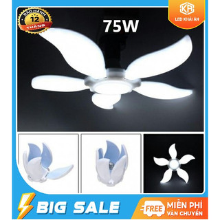 Bóng đèn led 5 cánh lá 75W siêu sáng tiết kiệm điện- Bảo hành 12 tháng