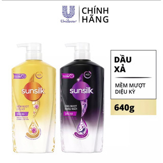 Dầu xả Sunsilk 640g 2 màu