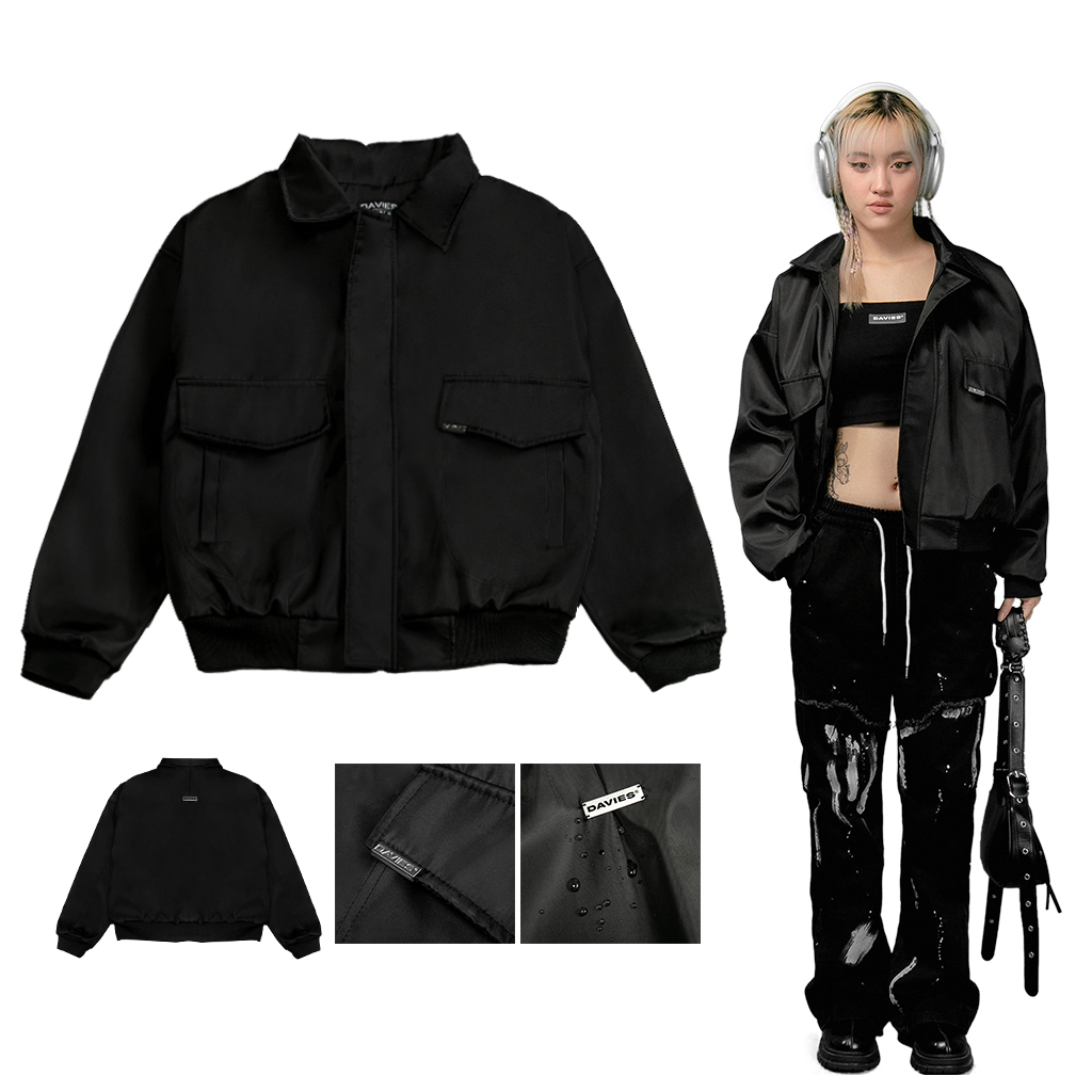 Áo khoác bomber local brand dáng ngắn Classy Crop Jacket D32-AK6