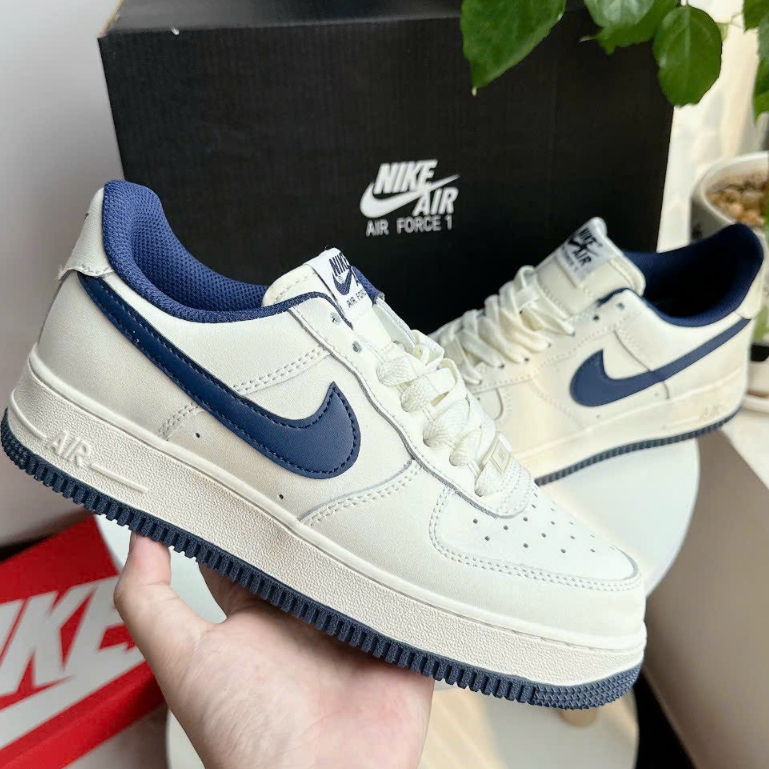 Giày Thể Thao Sneaker Af1 Air Foce1 LV8 Navy Varsity Jacket Michigan Full Box bill