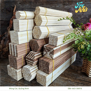 Làm mô hình handmade tự làm carbonized tre vuông ngôi nhà nhỏ thanh tre thanh gỗ dải tre xây dựng mô hình