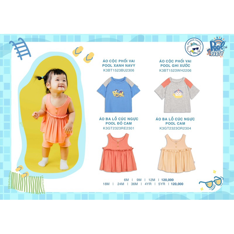 Chaang áo phông cotton bé trai bé gái SS23 hihistores